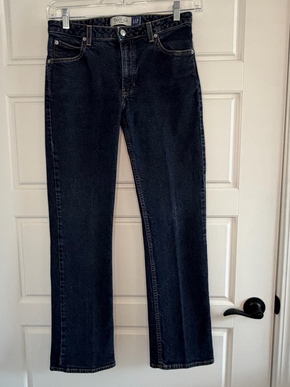 GAP Bootcut Stretch Dark Wash Jeans Size 8 Regular Western Cowgirl Rodeo Casual